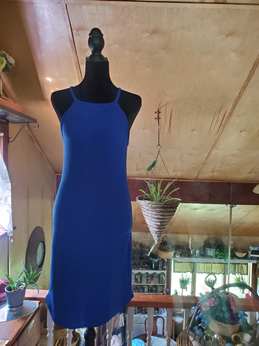 Rue21 Cobalt Blue Halter Bodycon Mini Dress